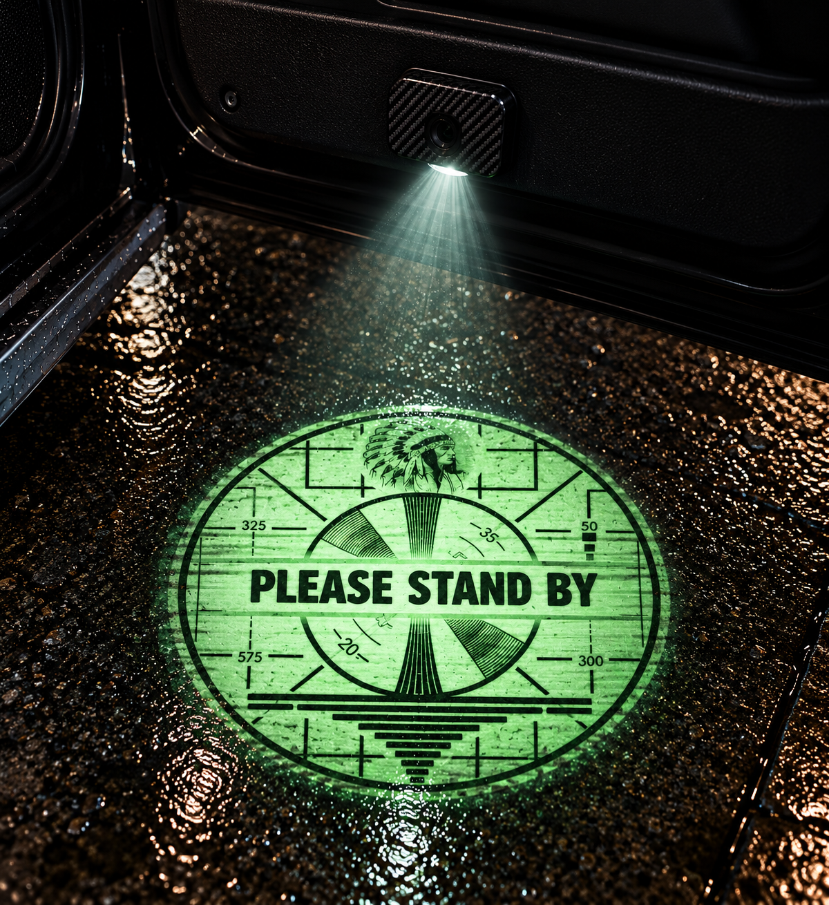 WasteLand Car Projector